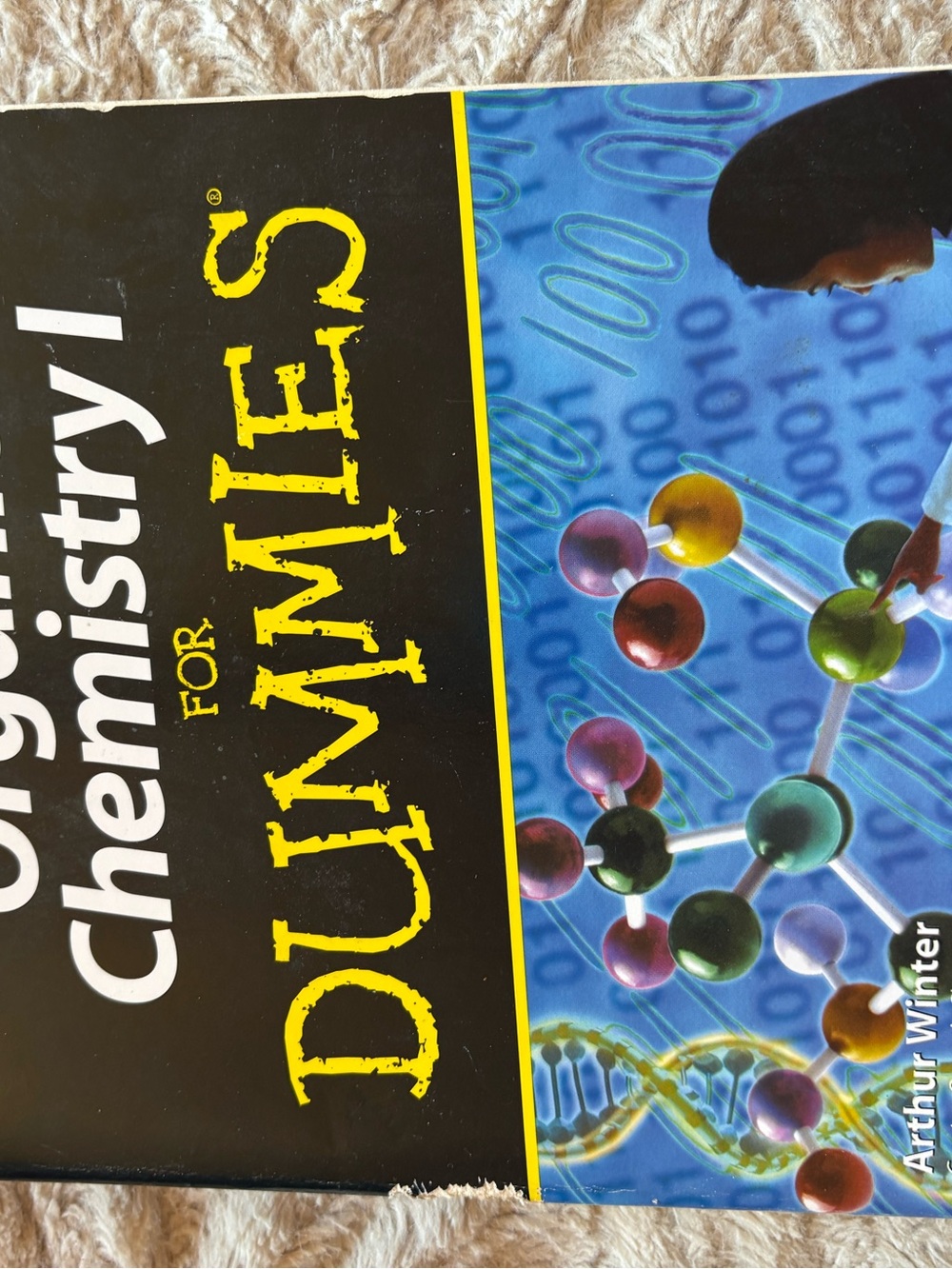 Chemistry for Dummies Textbook - Black & Blue Cover